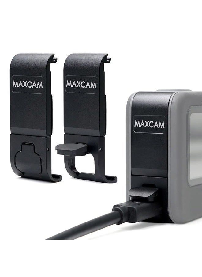 Aluminum Alloy Battery Cover Door for GoPro HERO13/HERO12/HERO11/HERO10/HERO9 Black