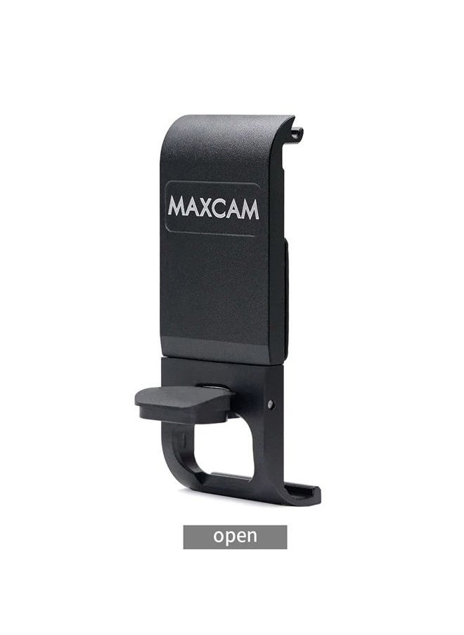 Aluminum Alloy Battery Cover Door for GoPro HERO13/HERO12/HERO11/HERO10/HERO9 Black