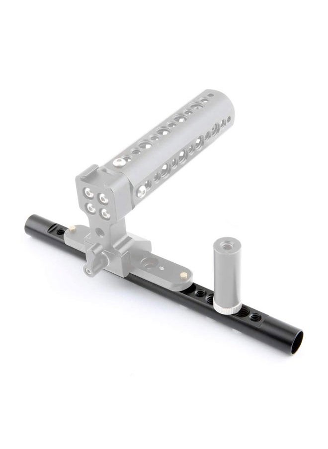 7.7 Inch 15mm Cheese Rod with 1/4 3/8 Locating Holes for DSLR Camera Cage Rig System - 074