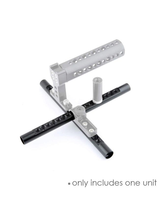 7.7 Inch 15mm Cheese Rod with 1/4 3/8 Locating Holes for DSLR Camera Cage Rig System - 074