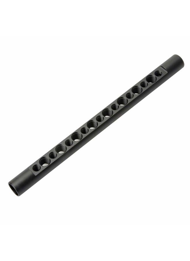 7.7 Inch 15mm Cheese Rod with 1/4 3/8 Locating Holes for DSLR Camera Cage Rig System - 074