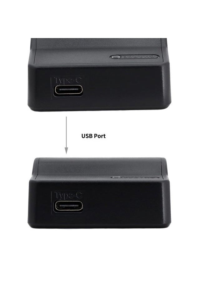 DMW-BLH7 USB Charger for Panasonic Lumix DMC-GF3, Lumix DMC-GF5, LUMIX DMC-GF6, Lumix DMC-GM1, Lumix DMC-GX7, Lumix DMC-LX100, LUMIX DMC-TZ101, Lumix GX7, Lumix LX100, DMC-GM5K Camera and More