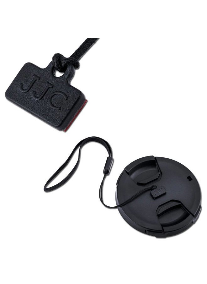 2-Pack 86mm Center Pinch Front Lens Cap Cover with Elastic Lens Cap Keeper for Camera Lenses with 86mm Filter Thread from Sigma Tamron Canon Nikon Sony and More