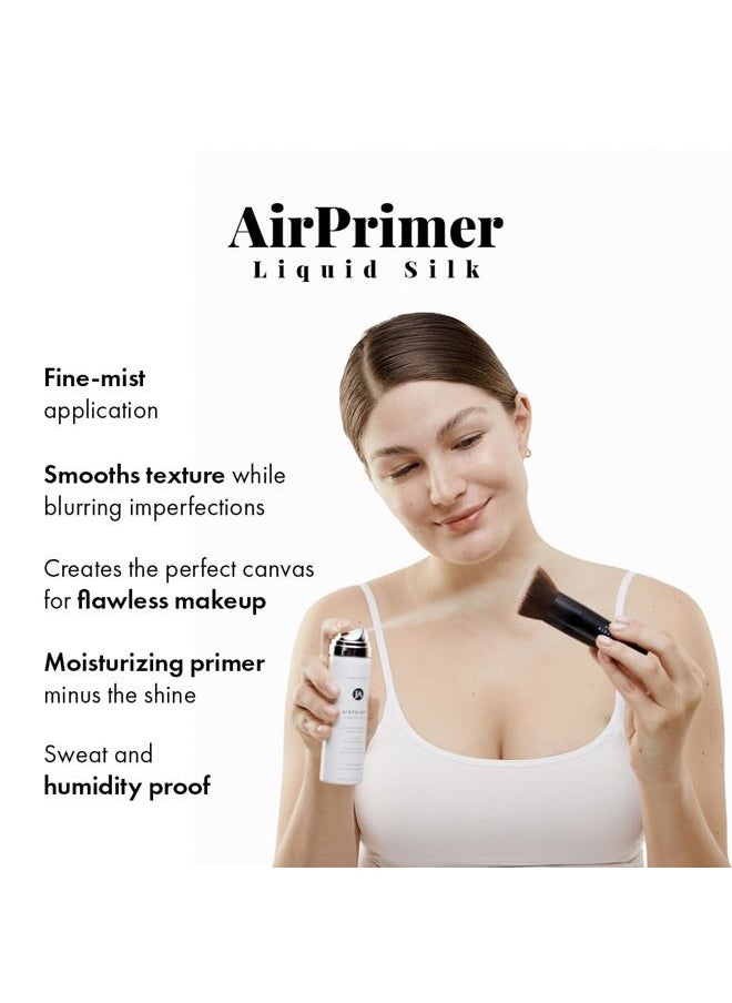 MagicMinerals LiquidSilk Air Primer by Jerome Alexander, Spray Formula Smoothes Skin & Minimizes Appearance of Pores for Flawless Makeup Application