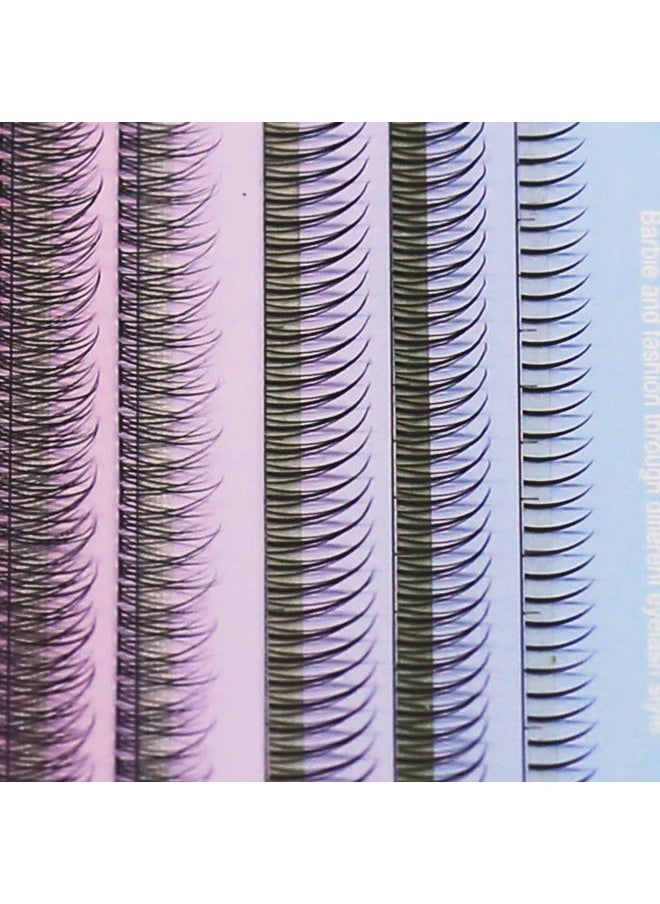 BlueSmurfs Individual Fairy Eyelashes Extensions Fluffy DIY Cute Eye Cluster Eyelashes Natural Faux Mink False Eye Lashes Multipack of 170 Mini Individuals Fairy Lash Clusters (Include Bottom Lashes)