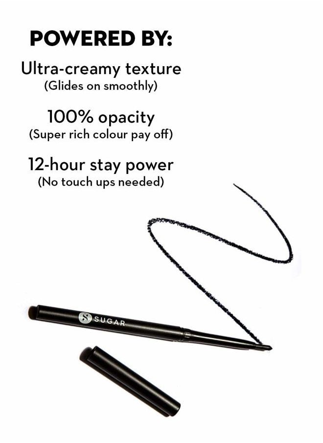 Kohl Of Honour Intense Kajal01 Black Out (Black) Longlasting formula, Lightweight