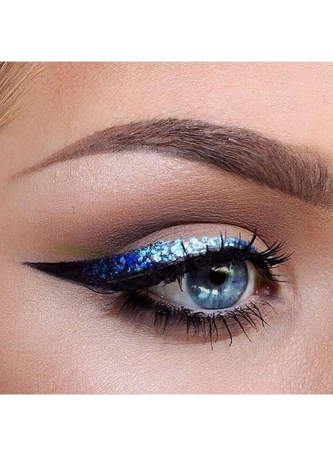 Beam Eyeliner, Metallic Glitter Shimmer Eye Liner, Waterproof Liquid Eyeliner Pencil, Quick Drying, Smudge Resistant, Long Lasting, Sparkling Eye Makeup for Costume & Party, #03 GALAXY