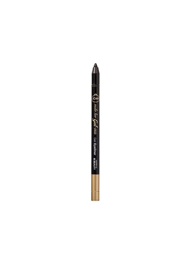 Make Her Gel-ous Gel Eyeliner with Self-Sharpening Pencil, No-Tug Waterproof Formula & Long-Lasting Finish & Color Definition, Creamy Gel Texture, Blackest Black