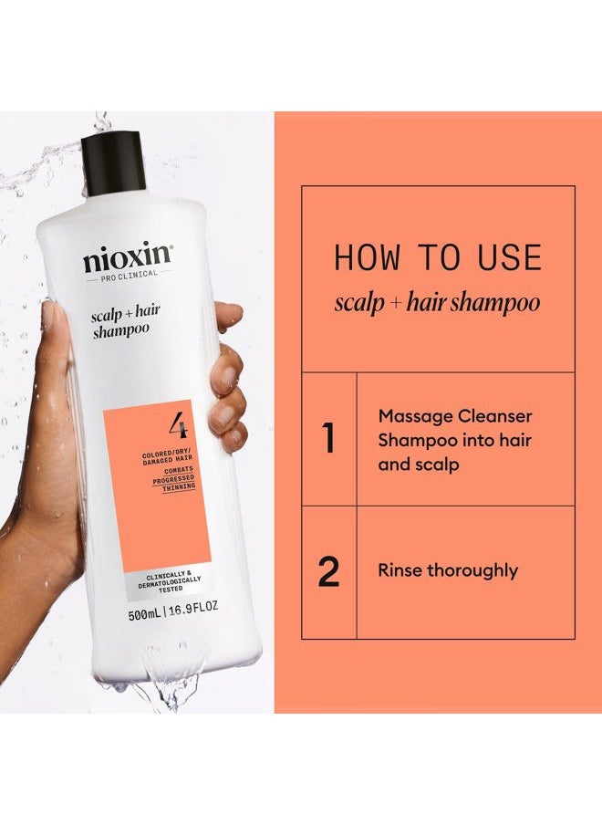 System 2 Scalp Care + Hair Thickening Leave-In Treatment | For Natural Hair with Progressed Thinning | Boost Hair Density Against Breakage with Niacinamide & Biotin | 6.8 Fl Oz