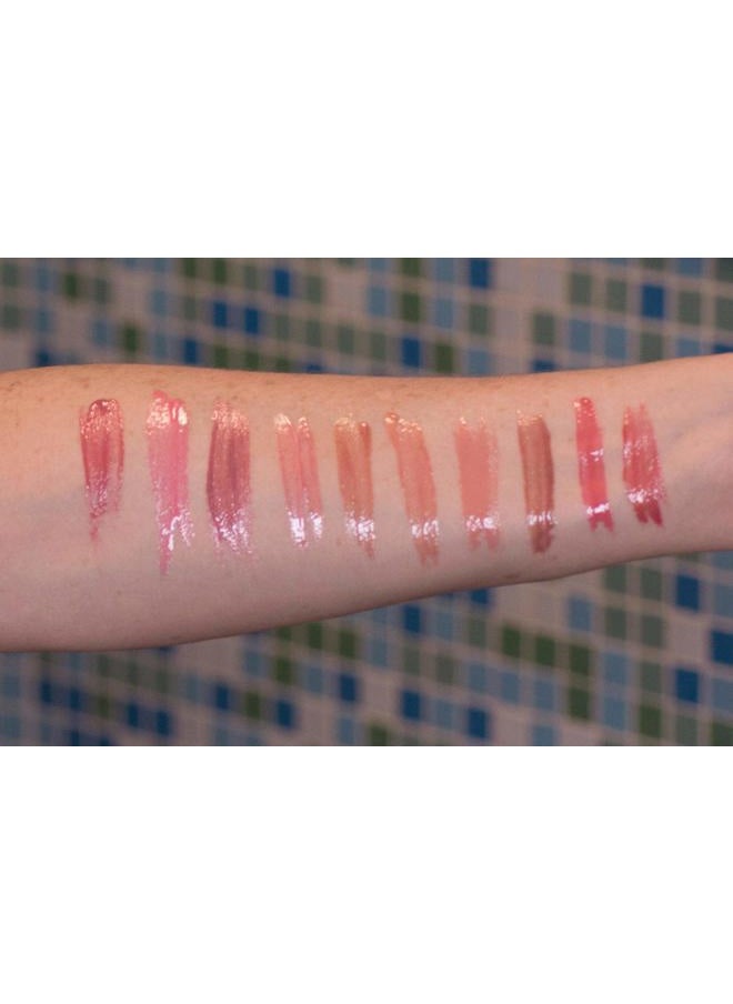 Line Smoothing Lip Gloss with Brown Algae & Golden Seaweed - Glossy, Moisturizing, High Shine, Paraben Free Lipgloss in Model Mauve (A Glistening Mauve Pink)