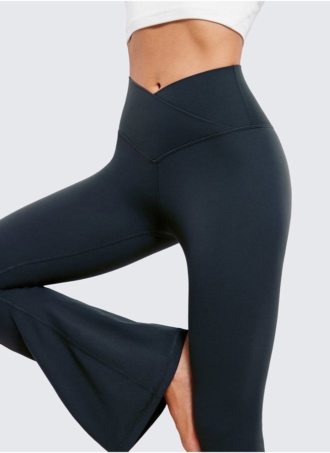 Butterluxe Crossover Flare Leggings for Women 31