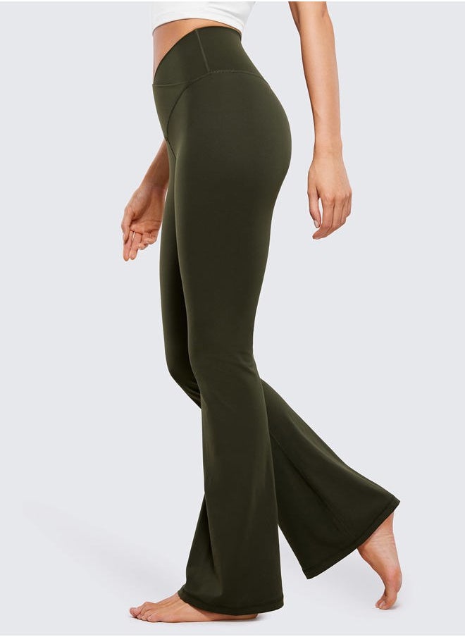 Butterluxe Crossover Flare Leggings for Women 31