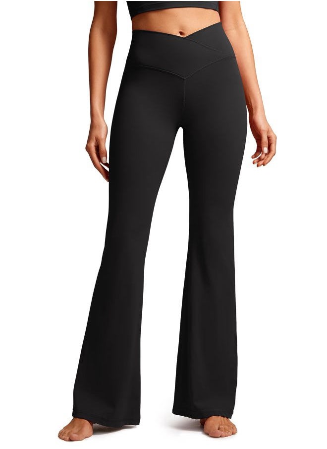 Butterluxe Crossover Flare Leggings for Women 31
