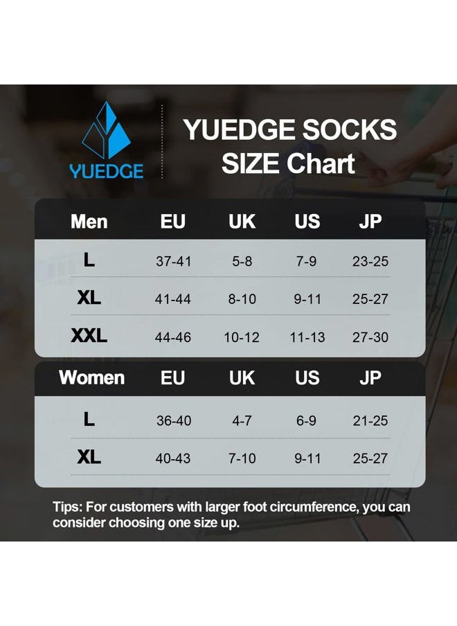 Mens White Cushioned Cotton Crew Socks For Men Size 9-11, Moisture Wicking Casual Work Everyday Gym Golf Training Athletic Socks, 5 Pairs