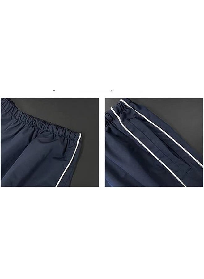 Track Pants Women Baggy Pants Y2k Pants Parachute Pants for Women Y2K Clothing (Navy,XS,X-Small)