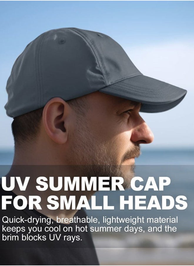 Little Heads Solid Color Cap,Small Size UV Summer Ball Cap,Unisex Sun Golf Cap for Little Heads