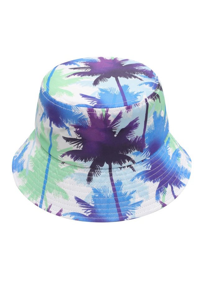 Unisex Cute Print Bucket Hat Summer Travel Fisherman Cap for Women Men Teens (Palm Tree Print)
