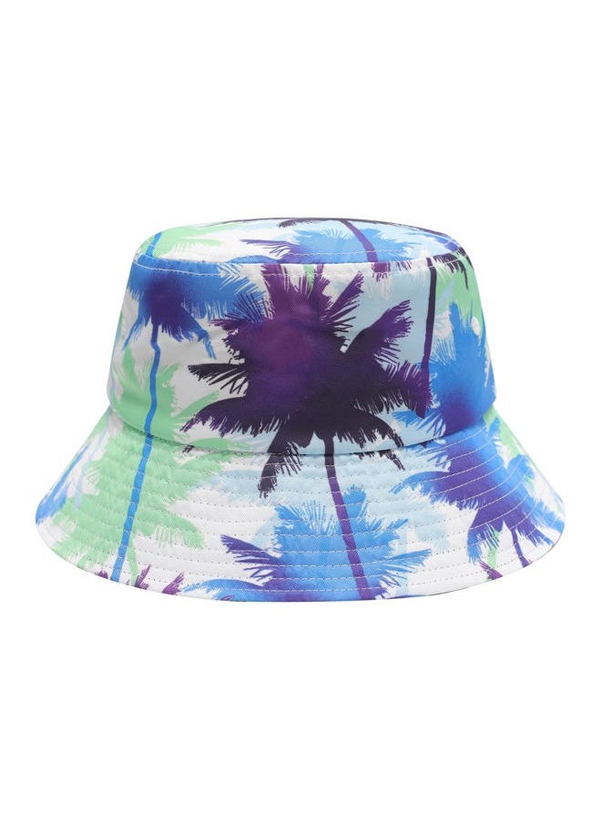 Unisex Cute Print Bucket Hat Summer Travel Fisherman Cap for Women Men Teens (Palm Tree Print)