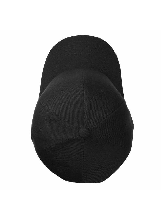 Baseball Cap Adjustable Size for Running Workouts and Outdoor Activities All Seasons (1pc Black)