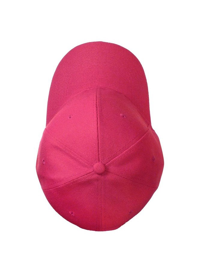 Baseball Cap Adjustable Size for Running Workouts and Outdoor Activities All Seasons (1pc Hot Pink)