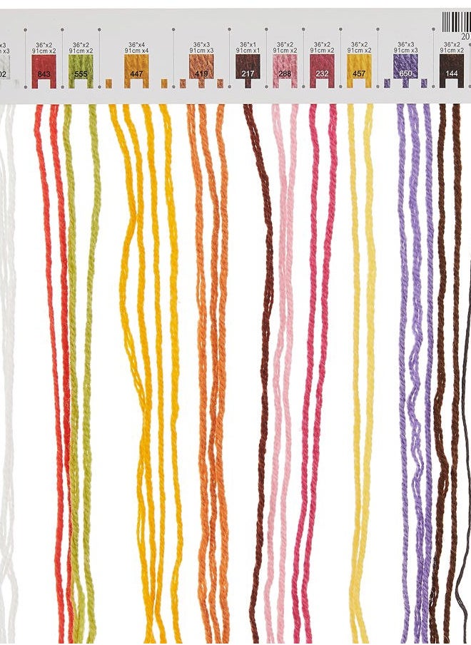 Bucket of Flowers Crewel Embroidery Kit, 11'' W x 14'' H