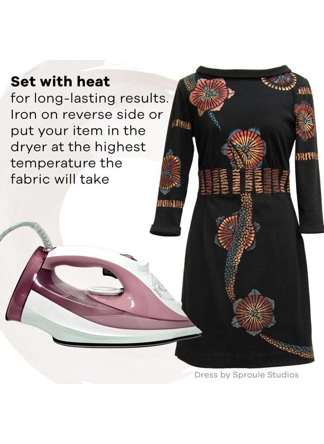 Lumiere 2.25oz Fabric Paint Hi Lite Blue - Metallic Paint for Fabric, Leather, Canvas, Paper and Wood - Light-bodied Metallic Acrylic Paint - Lightfast & Vibrant Metallic Acrylic Paints