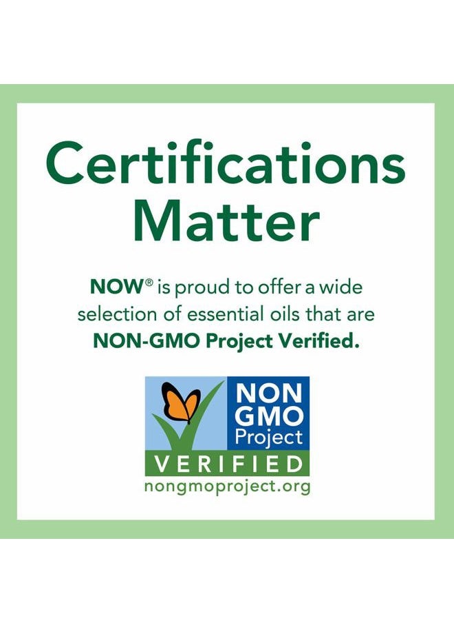 NOW Essential Oils, Clary Sage Oil, Focusing Aromatherapy Scent, Steam Distilled, 100% Pure, Vegan, Child Resistant Cap, 1-Ounce