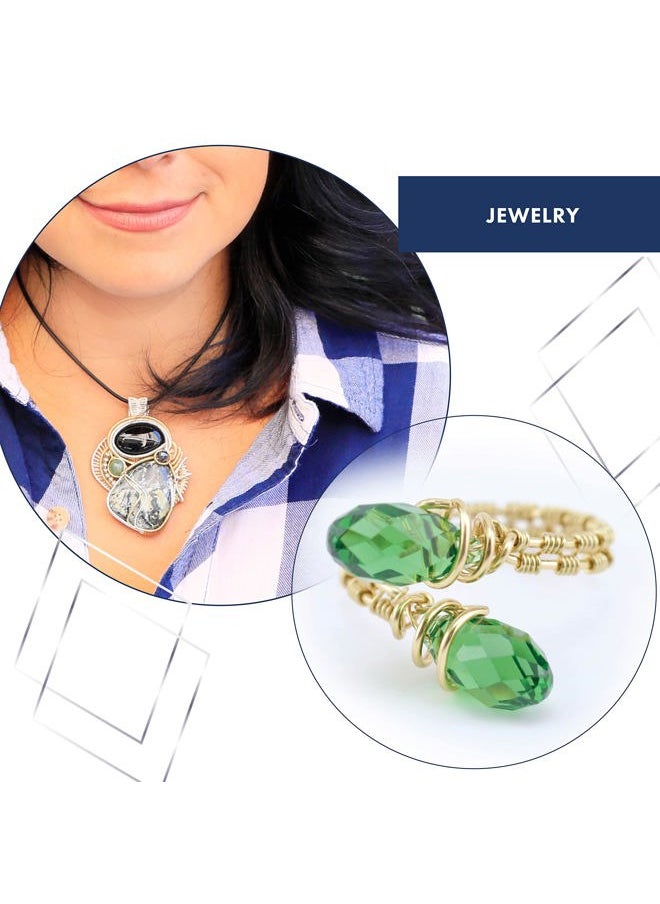 German Style Wire for Jewelry Making, Round, Silver Plated, 20 Gauge, 19.7 ft