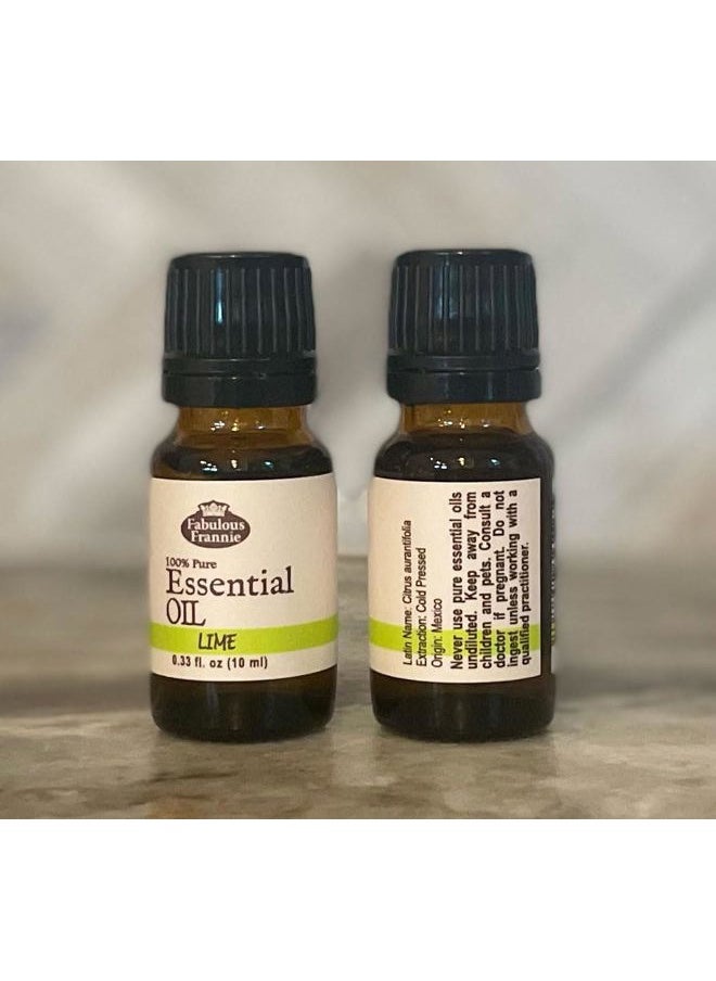 Lime 100% Pure, Undiluted Essential Oil 10ml (Pack of 1)