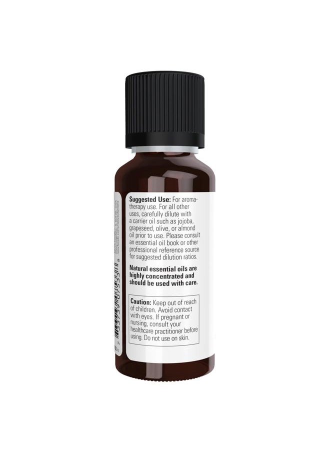 NOW Essential Oils, Cinnamon Bark Oil, Warming Aromatherapy Scent, Steam Distilled, 100% Pure, Vegan, Child Resistant Cap, 1-Ounce