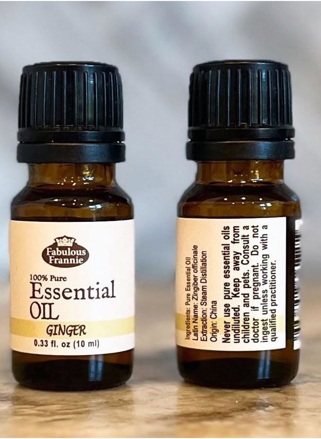 Ginger 100% Pure, Undiluted Essential Oil 10ml
