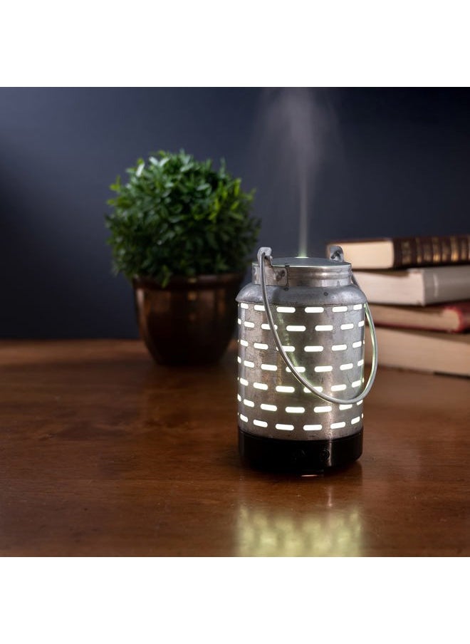 Eclectic Diffuser - Scented Essential Oils - Classic Aromatherapy Aroma User - Electric Fragrance Home Air Freshener Gift (Galvanized)