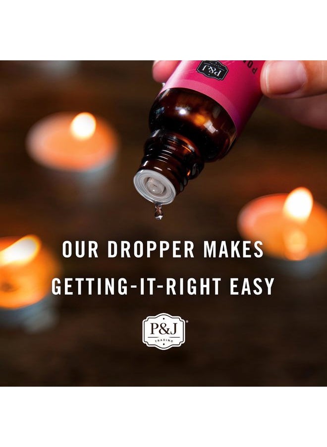P&J Fragrance Oil Christmas Set | Christmas Wreath, Mistletoe, Candy Cane, Gingerbread, Cinnamon, and Cranberry Candle Scents, Freshie Scents, Candle/Soap Making Supplies