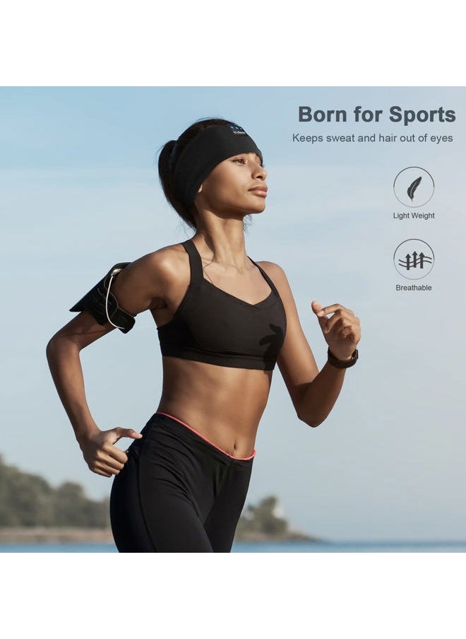 Sleep Headphones Headband Bluetooth 5.4, Headband Earphones Wireless with USB C Charge Port, Sleep Mask for Sleeping, Sports, Gifts, Workout, Jogging, Yoga, Insomnia, Air Travel, Meditation