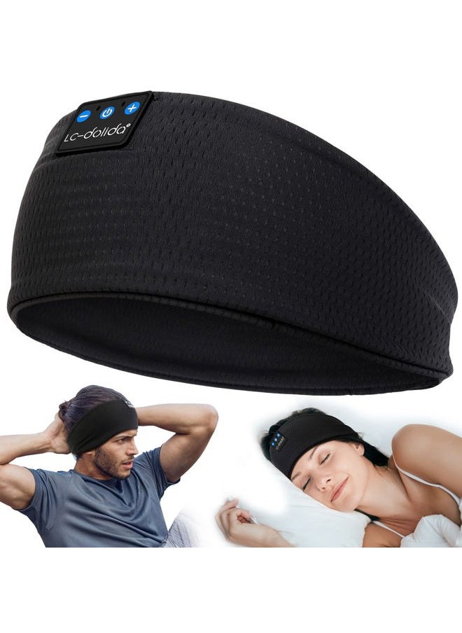Sleep Headphones Headband Bluetooth 5.4, Headband Earphones Wireless with USB C Charge Port, Sleep Mask for Sleeping, Sports, Gifts, Workout, Jogging, Yoga, Insomnia, Air Travel, Meditation
