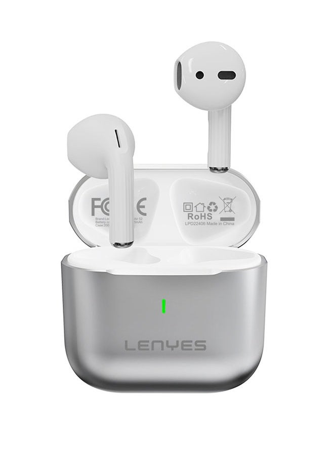 LENYES AIR52 In-ear Earphones, True Wireless Earbuds,40-Headphone standby, 3 Hours of Music Playback on a 10-Minute Charge, Compact and Comfortable