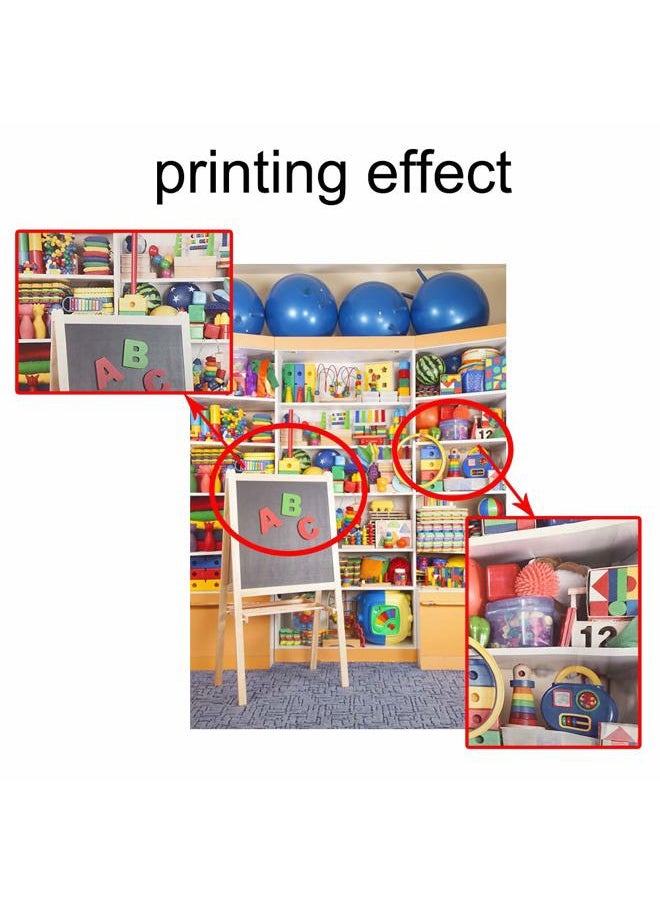 4x6ft Children Playroom Toy Shelf Background Back to School Photobooth Preschool Kids First Day Playhouse Blocks Play Game Balls Photography Backdrop Kindergarten Interior Studio Props Vinyl