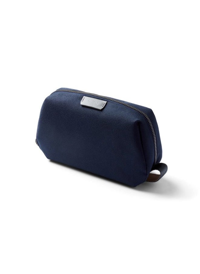 Toiletry Kit, Water-Resistant Woven Toiletry Travel Bag (toiletries, Cologne, Shaving Accessories, Hairbrush, Toothbrush) - Navy