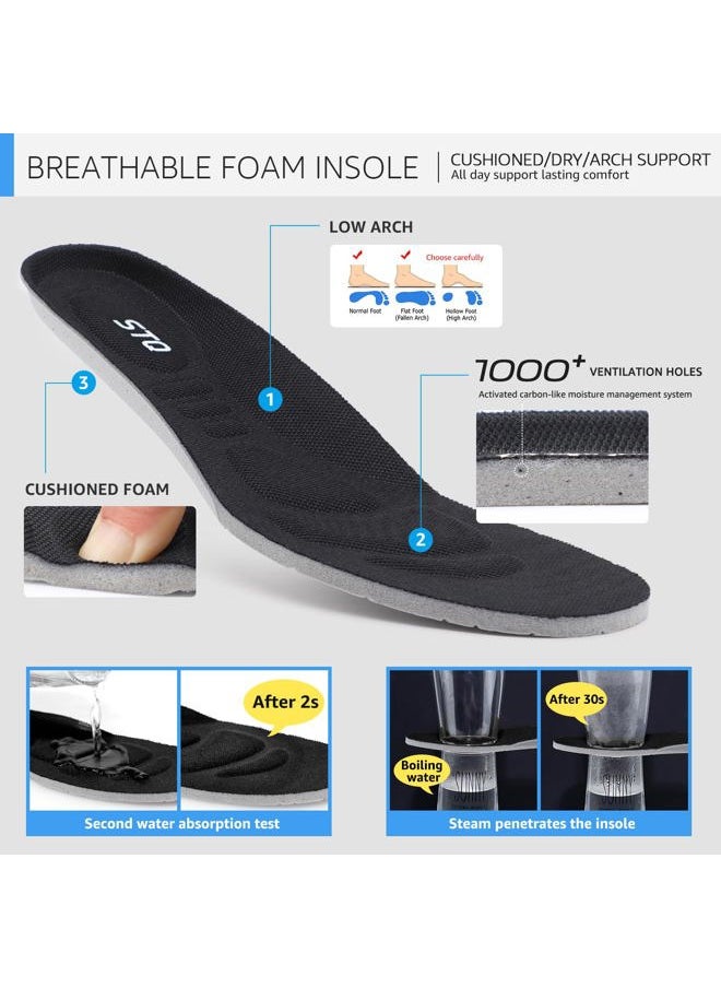 Womens Sneakers Ultra Lightweight Breathable Mesh Athletic Walking Shoes All Black, 9 M US