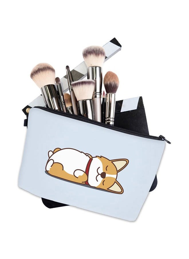 Makeup Case Small, Cosmetic Zipper Bag Waterproof for Purse Mini, Women Cute Traveling Accessories Pouch for Ladies Thanksgiving Christmas Gifts(D2-55061)