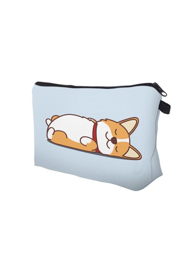 Makeup Case Small, Cosmetic Zipper Bag Waterproof for Purse Mini, Women Cute Traveling Accessories Pouch for Ladies Thanksgiving Christmas Gifts(D2-55061)