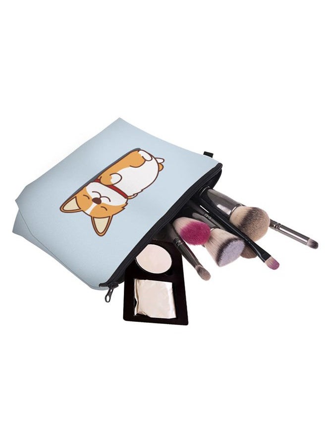 Makeup Case Small, Cosmetic Zipper Bag Waterproof for Purse Mini, Women Cute Traveling Accessories Pouch for Ladies Thanksgiving Christmas Gifts(D2-55061)