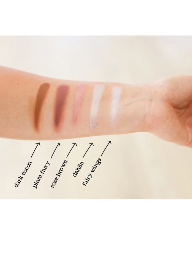 Cream Eyeshadow | Natural Organic Eye Makeup, Richly Pigmented Creme Eyeshadow For Women (Plum Fairy (Matte))