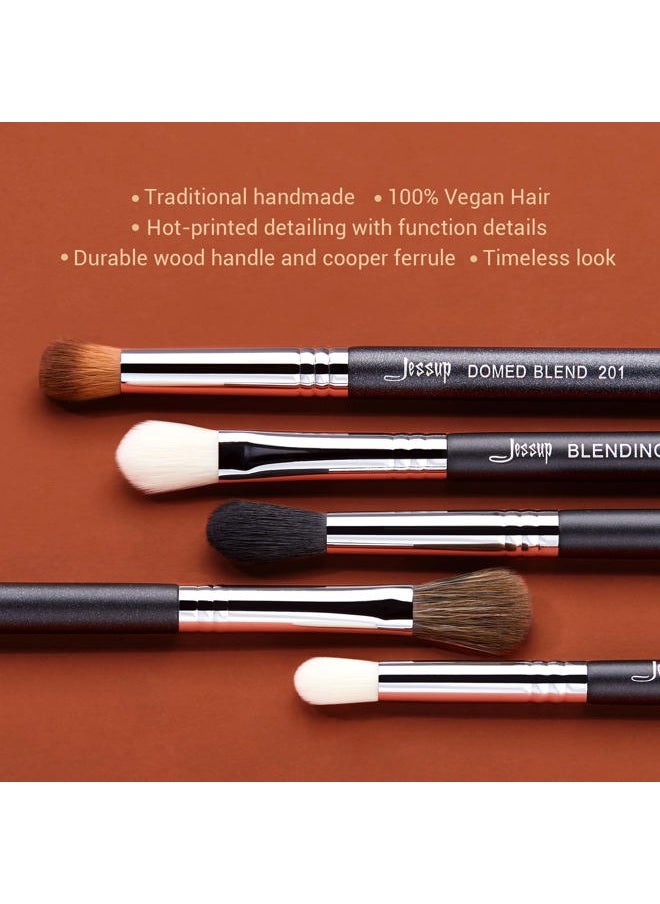 Eye Makeup Brushes Set Professonal 28pcs Premium Synthetic Eyeshadow Brush Eyeliner Brush Eyebrow Brush Blending Brush for Makeup Black T341