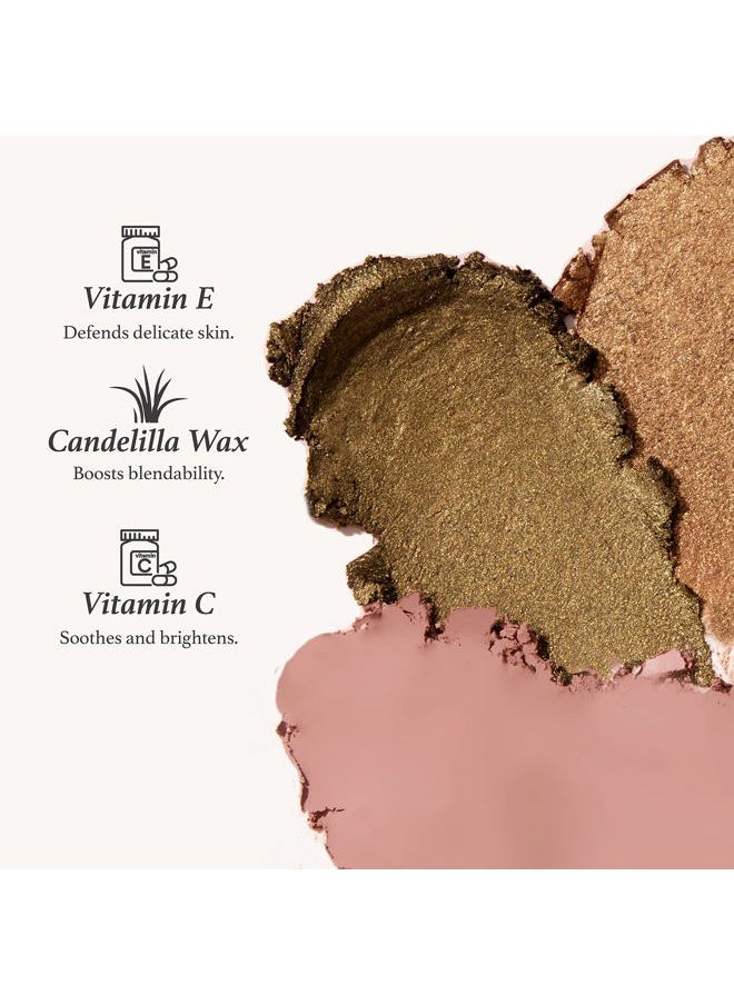 Eyeshadow 101 Crème to Powder Waterproof Eyeshadow Stick, Khaki Green Shimmer