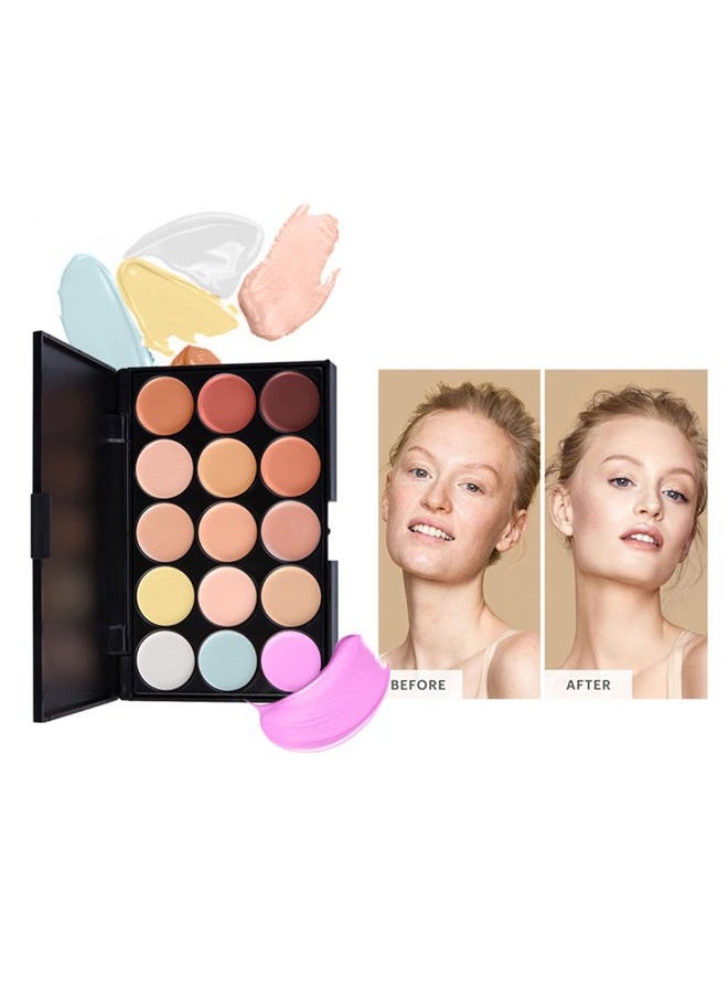 All-in-One Holiday Gift Surprise Makeup Set Essential Starter Bundle Include Eyeshadow Palette Lipstick Concealer Blush Mascara Eyeliner Face Powder Lipgloss Brush - Full Makeup Kit for Women