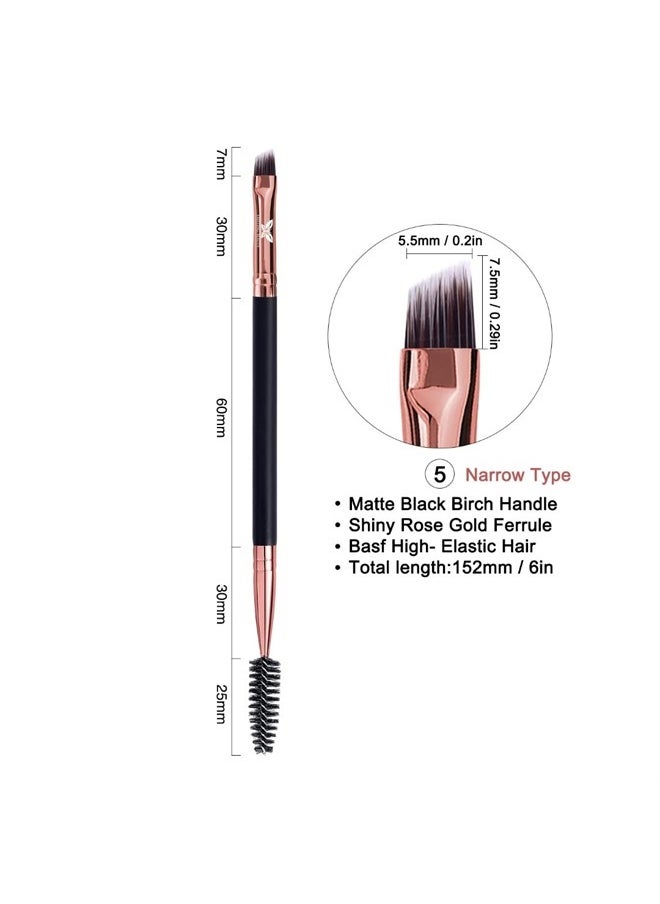 Eyebrow Tint Brush for Eyebrow Henna Brow Tint - Spoolie Eyebrow Brush for Brow Henna - Lash Tint Brush Comb for Eyelash Tint - Angled Eyebrow Brush by Existing Beauty
