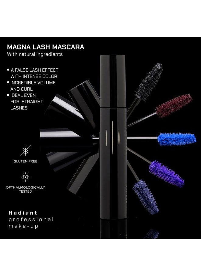 Radiant Professional Mascara Volume and Length - Volume & Curl Mascara for Older & Younger Women - Mascara Volume & Length Enhances - Lengthening Mascara 0.43 ounces (05 Midnight Blue)