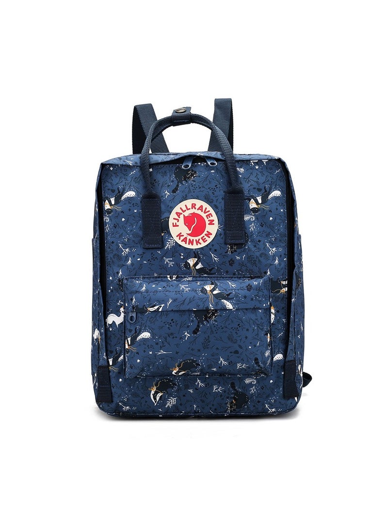 Exquisite Pattern Backpack Men and Women Travel Classic Fashion Student Schoolbag Computer Bag 16L