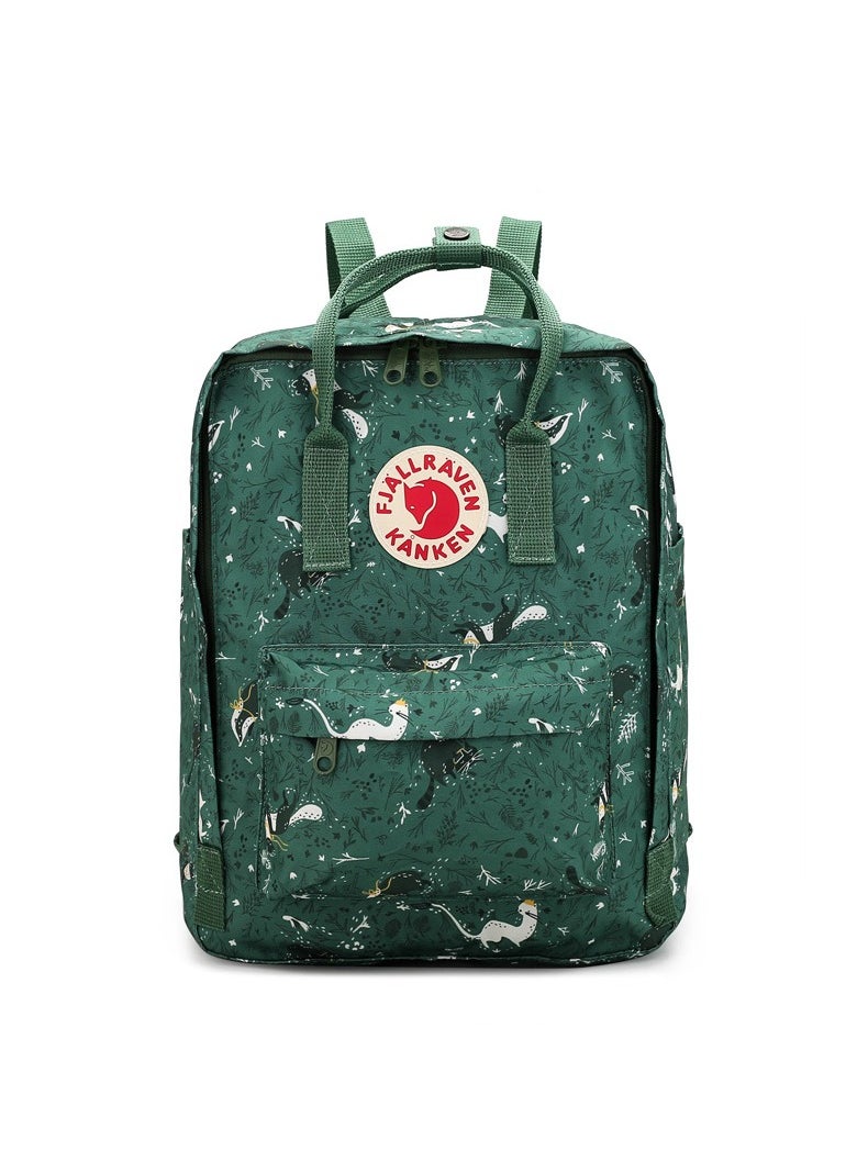 Exquisite Pattern Backpack Men and Women Travel Classic Fashion Student Schoolbag Computer Bag 20L